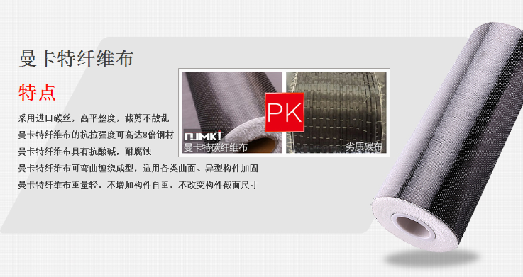 曼卡特碳纖維布，平整強度高！