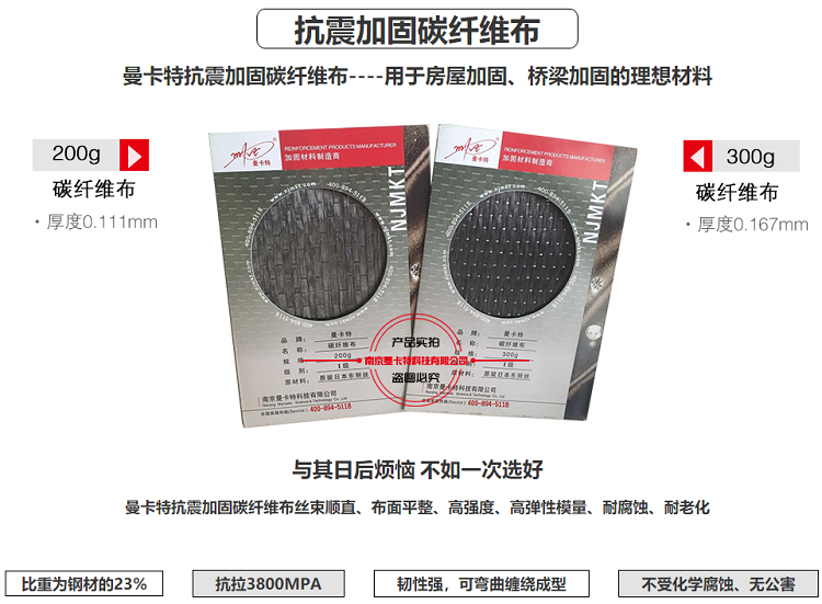 購買碳纖維布，選擇南京曼卡特