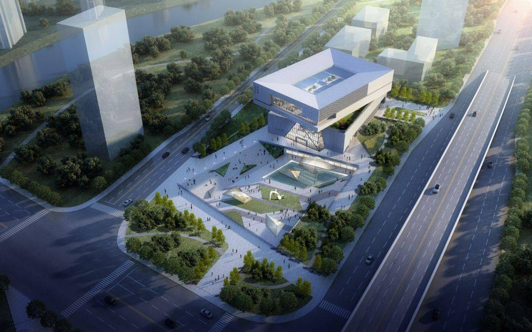 太原萬(wàn)柏林區(qū)公服務(wù)中心項(xiàng)目指定曼卡特粘鋼膠，打造安全穩(wěn)固文化地標(biāo)