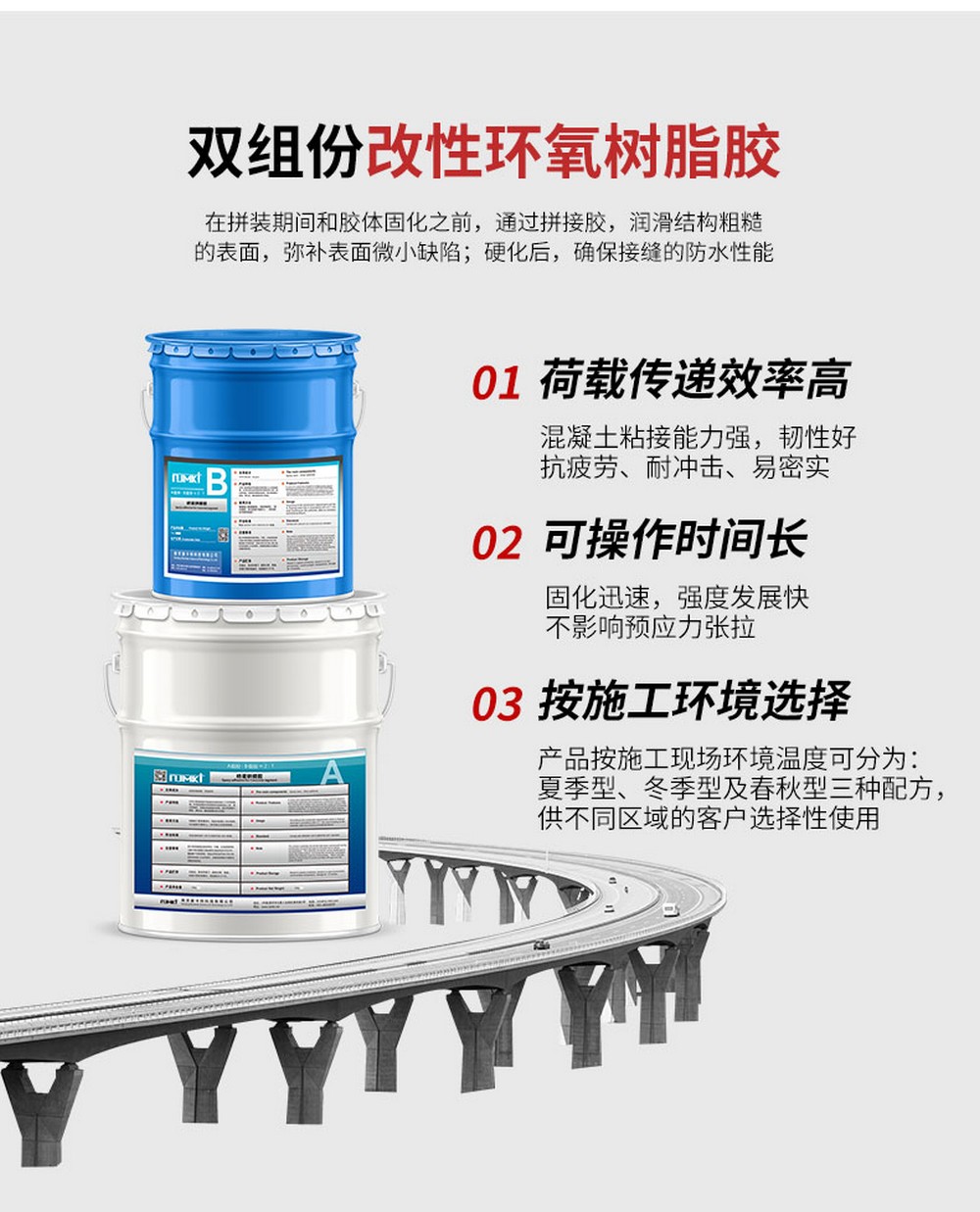 NJMKT預(yù)制節(jié)段拼裝用環(huán)氧膠粘劑 (3)