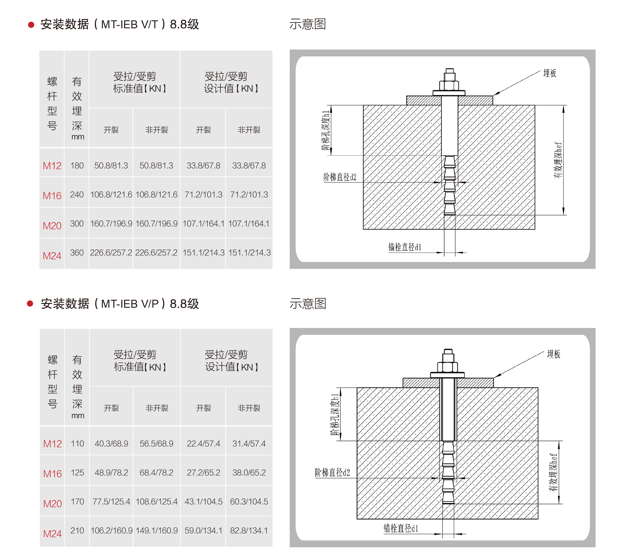 超強抗剪定型化學錨栓（化學螺栓） NJMKT-C（2）